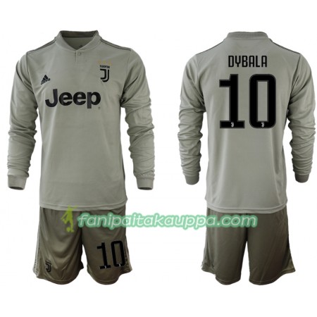 Jalkapallo Peliasut Juventus DYBALA 10 Lasten Vieras Pelipaita 2018/19 Pitkähihainen Jalkapallo Peliasut Juventus DYBALA 10 Lasten Vieras Pelipaita 2018/19 Pitkähihainen